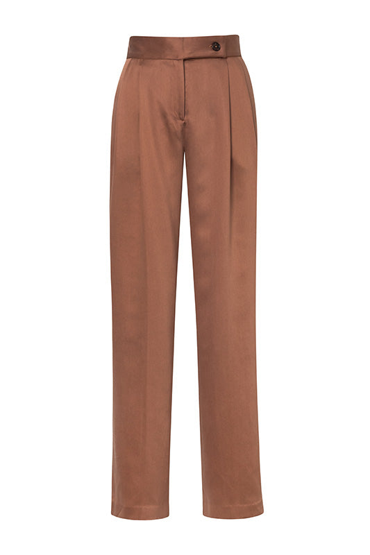 The Wide-Cut Tencel Pants