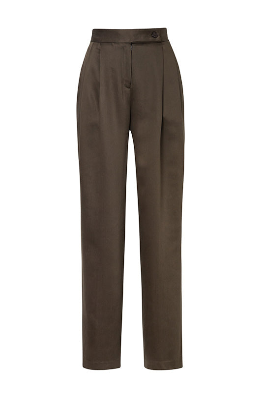 The Wide-Cut Tencel Pants