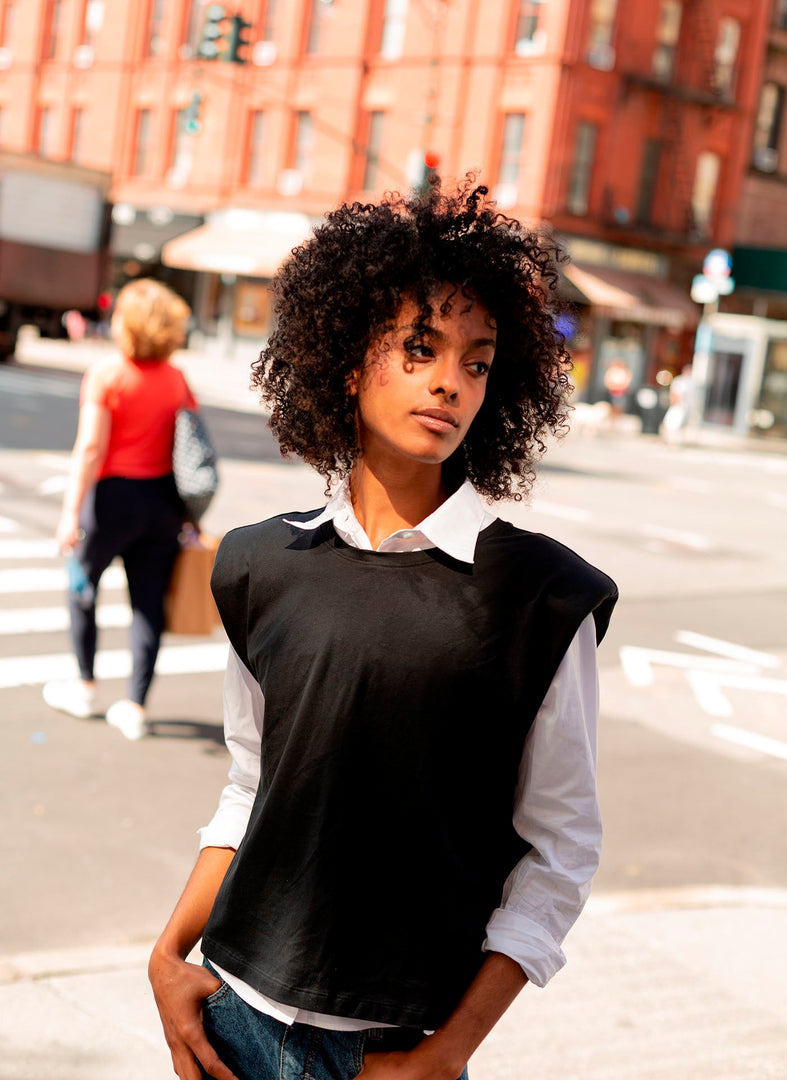 Charcoal Muscle Tee