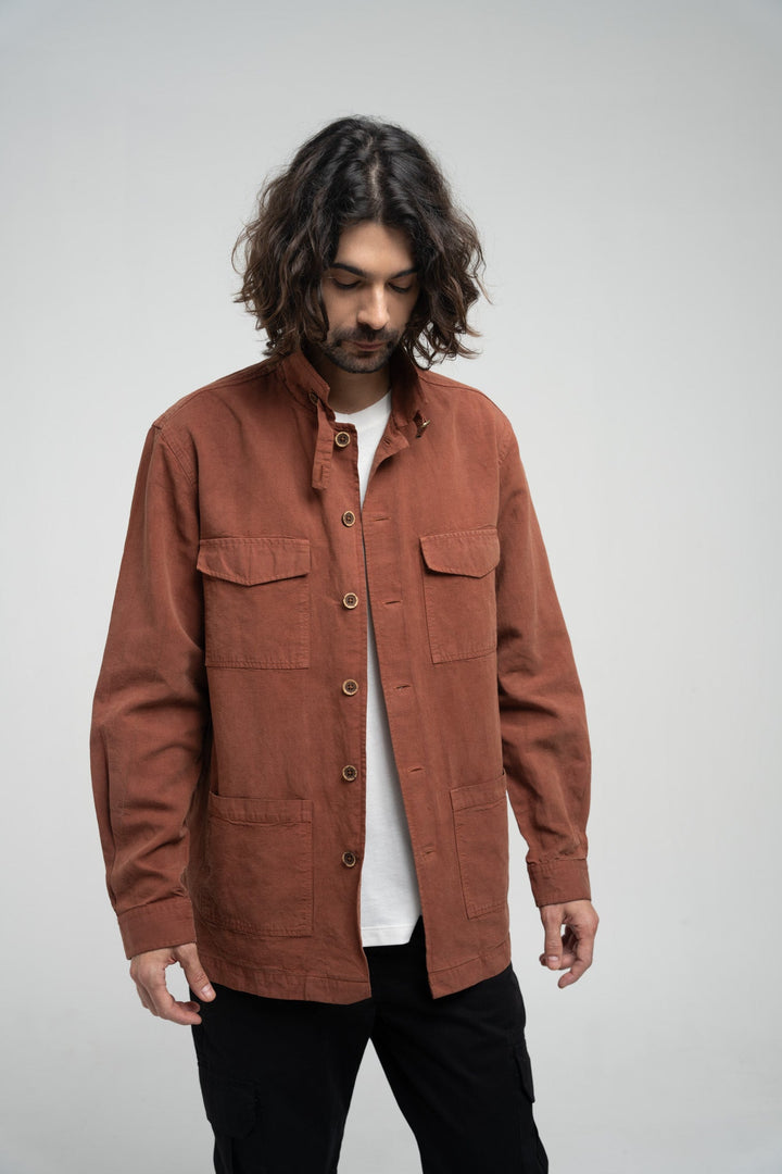 The Tencel Linen Overshirt