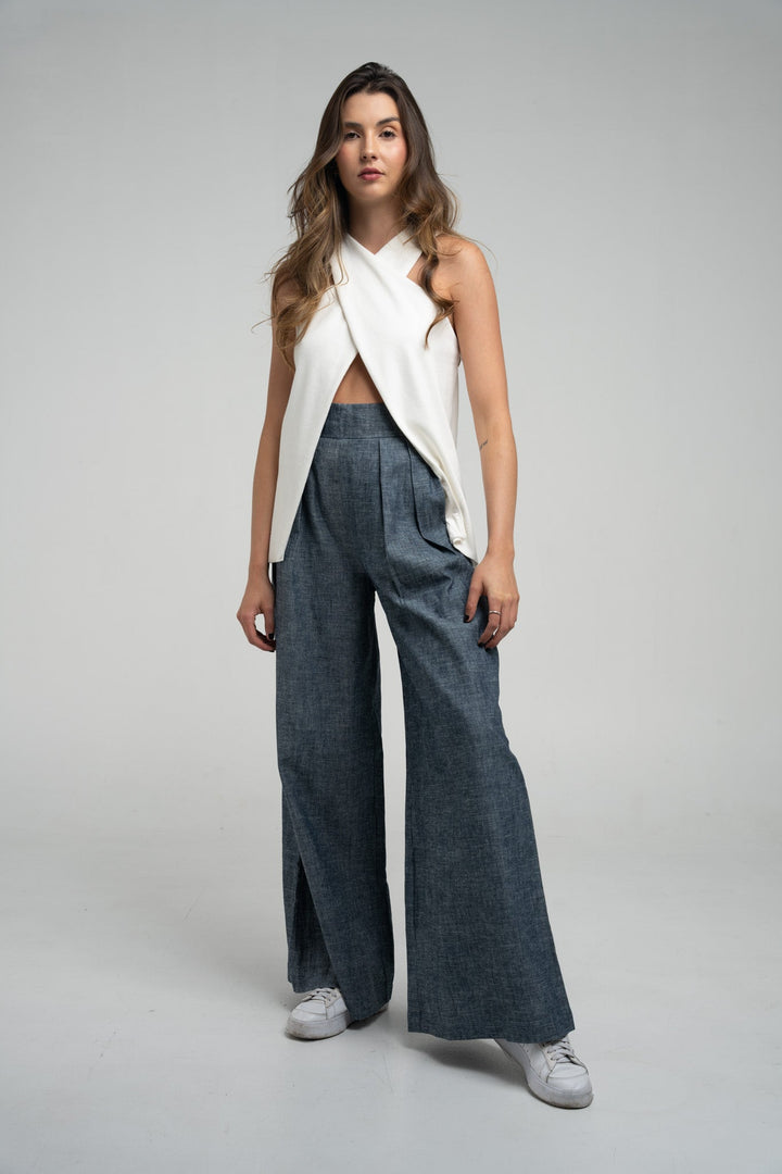 The Pleated Hemp Pants