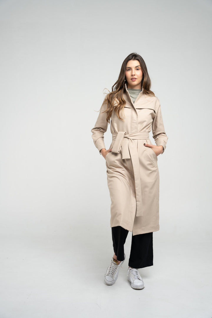 Bamboo-Tencel Trench Coat