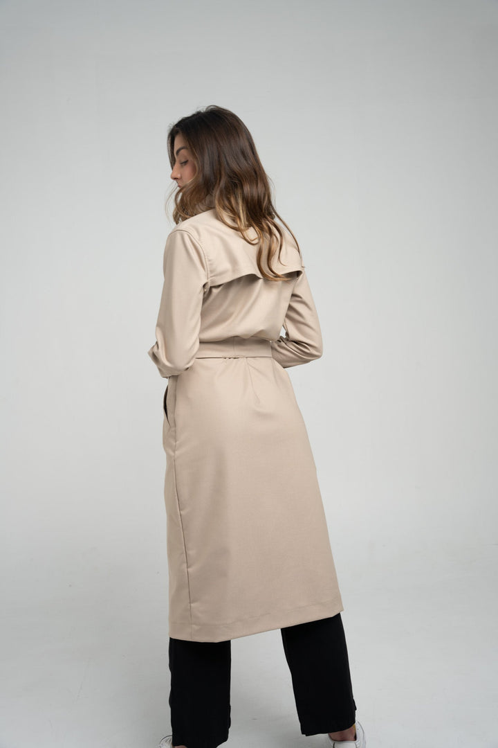 Bamboo-Tencel Trench Coat