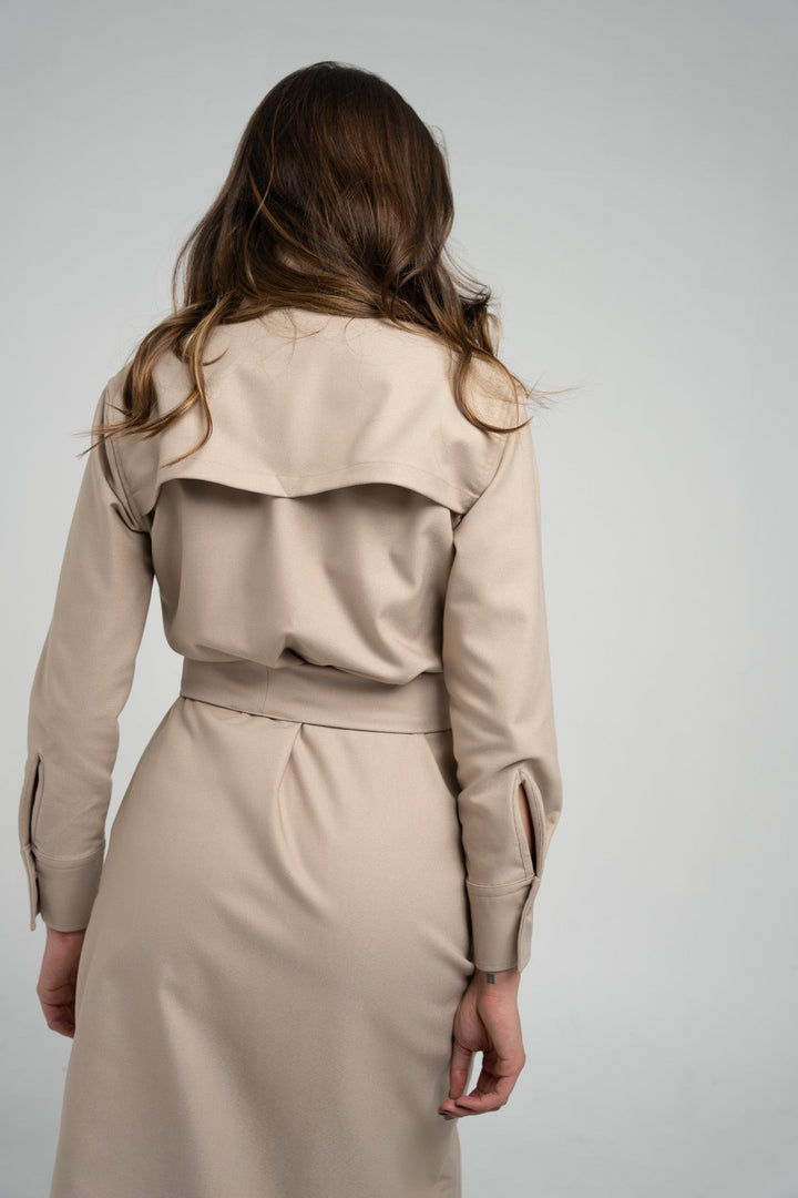 Bamboo-Tencel Trench Coat