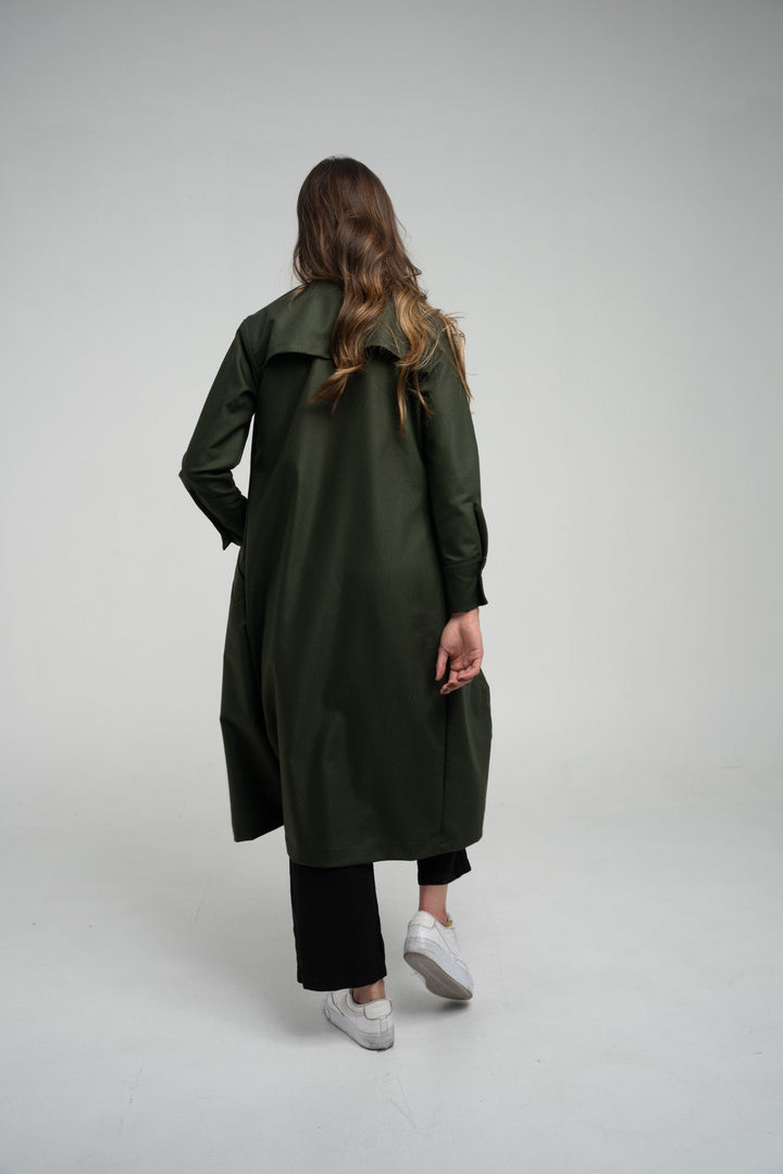 Bamboo-Tencel Trench Coat