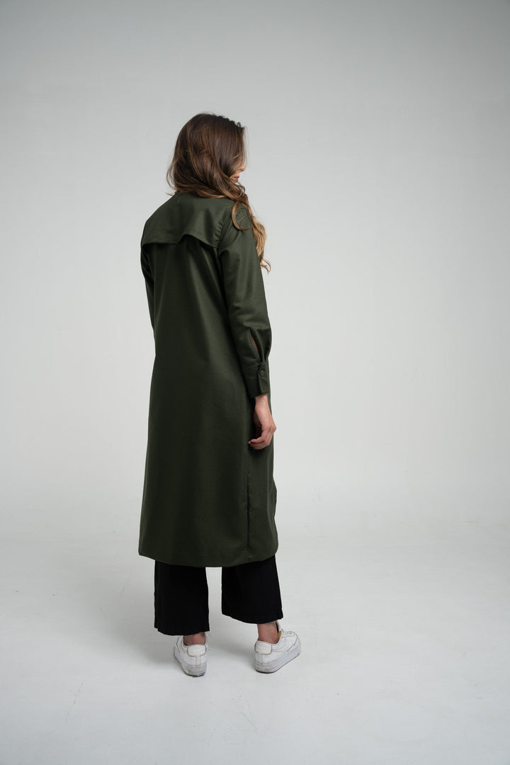 Bamboo-Tencel Trench Coat