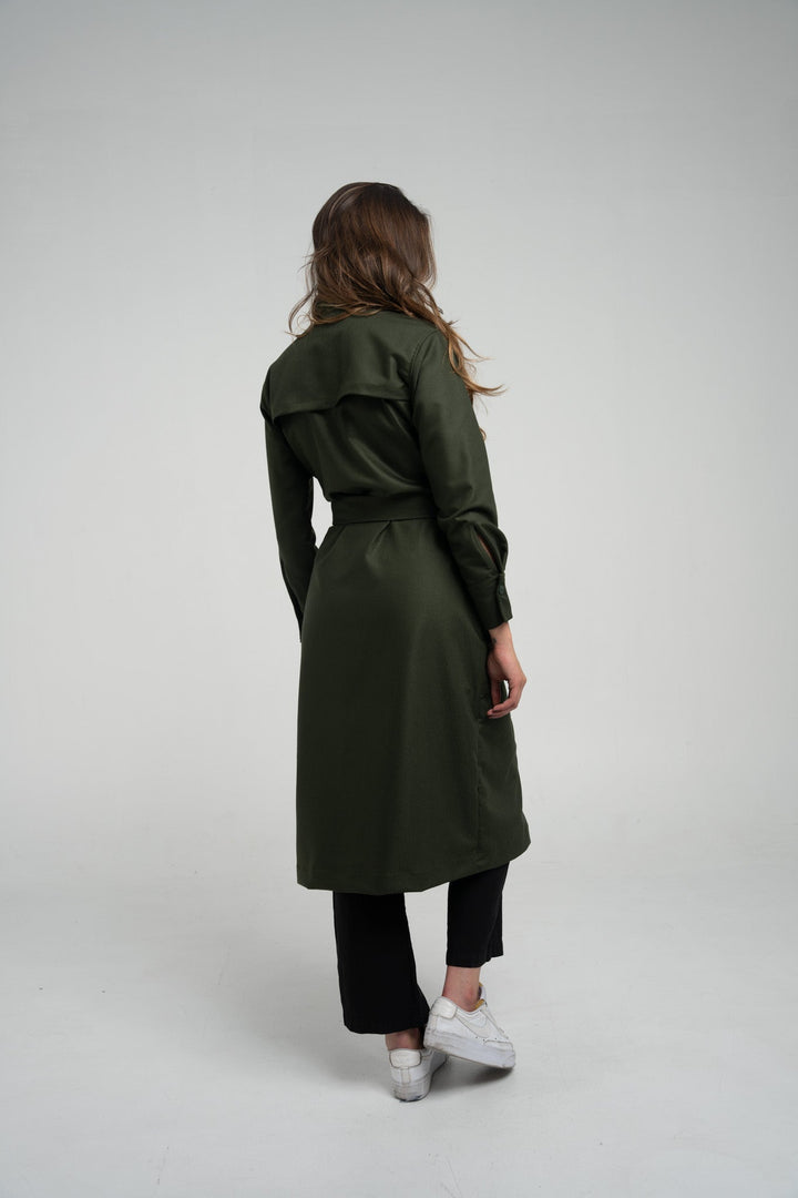 Bamboo-Tencel Trench Coat