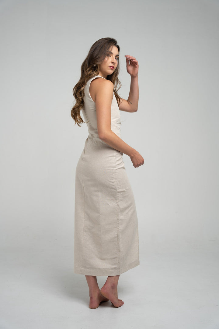 The Linen Maxi Dress