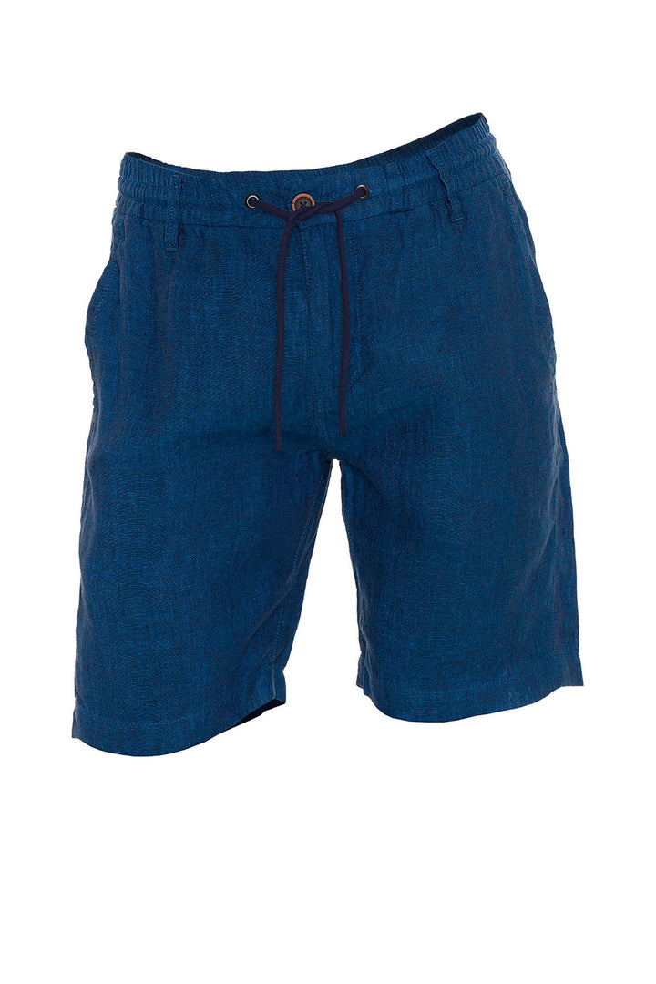 The Perfect Linen Shorts- Blueberry