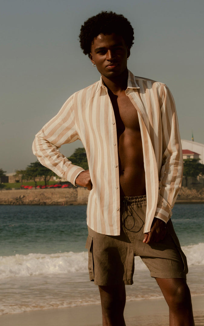 The Striped Tencel Summer Buttondown